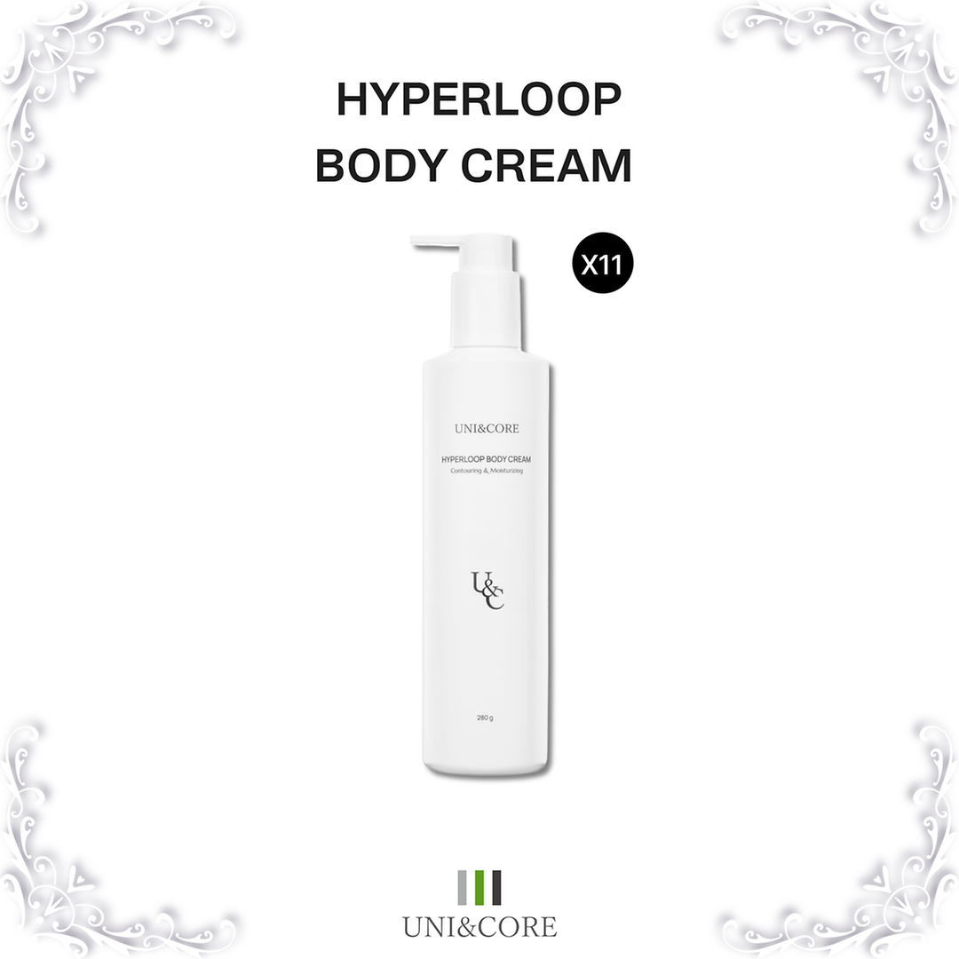 Hyperloop Body Cream Set, 11 packs